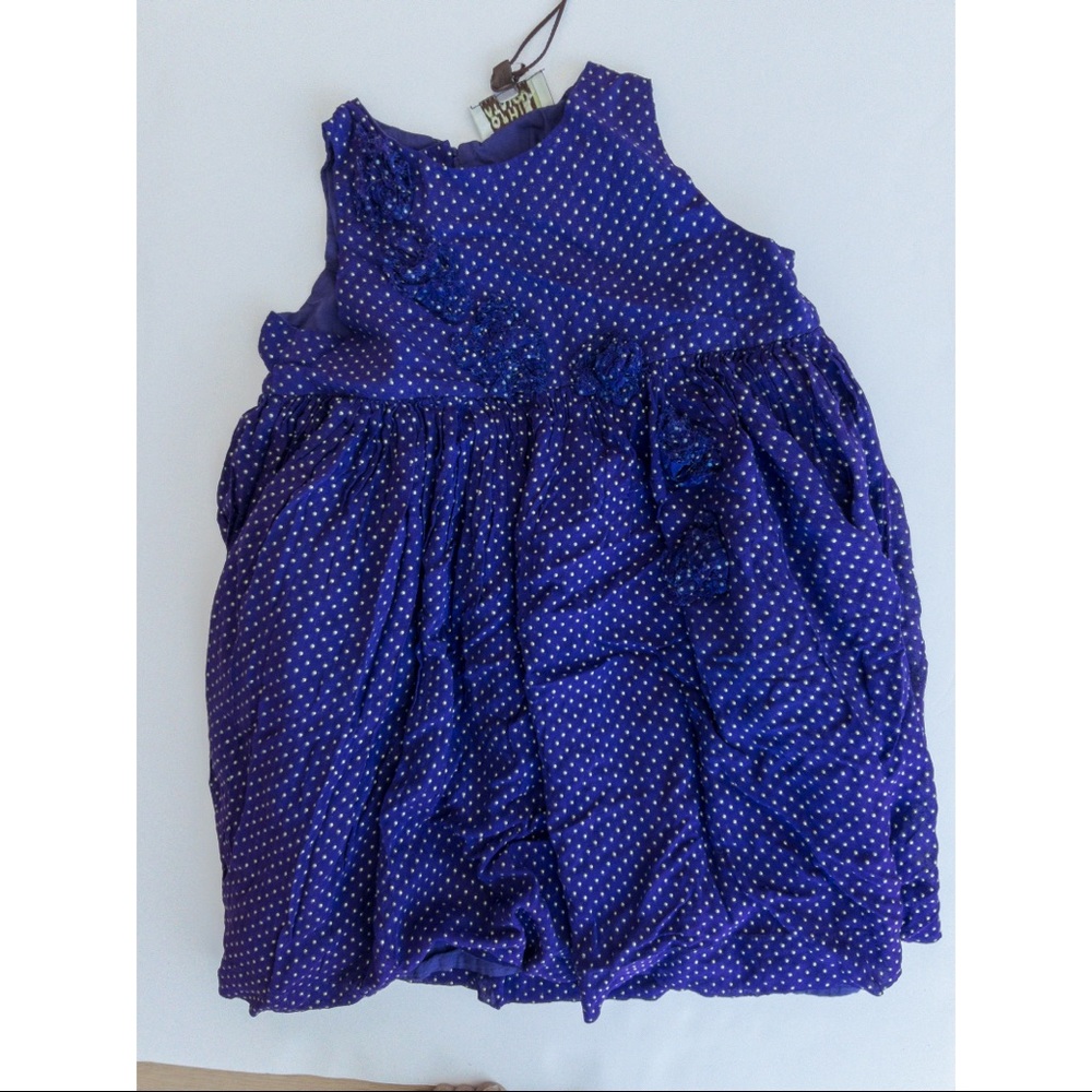 Sophie Catalou size 4 atelier dress in purple with gold dots